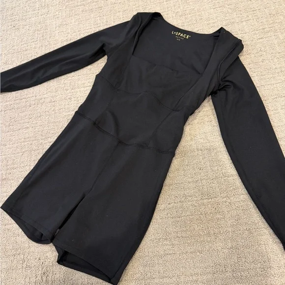l*space Black Active Allistar Romper - Picture 3 of 4